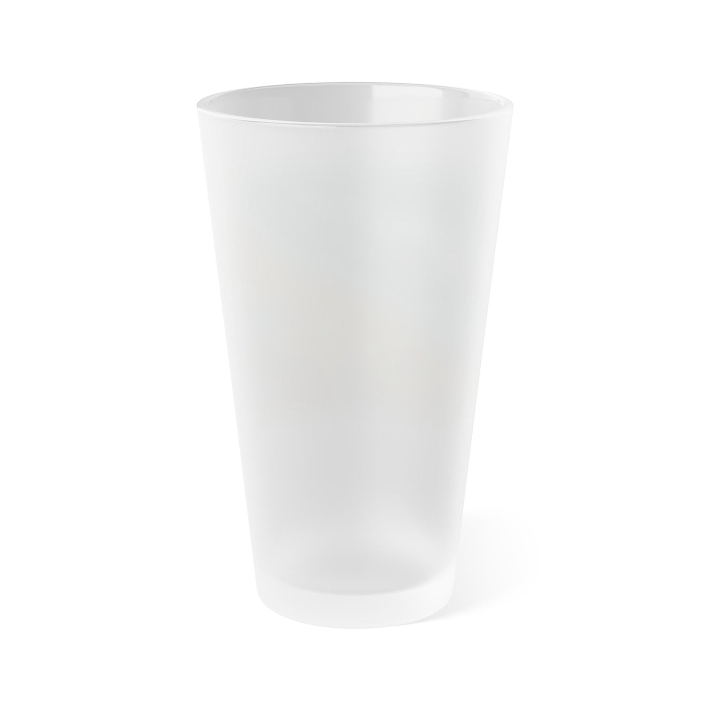 TIDEHARE Beach Scene Frosted Pint Glass