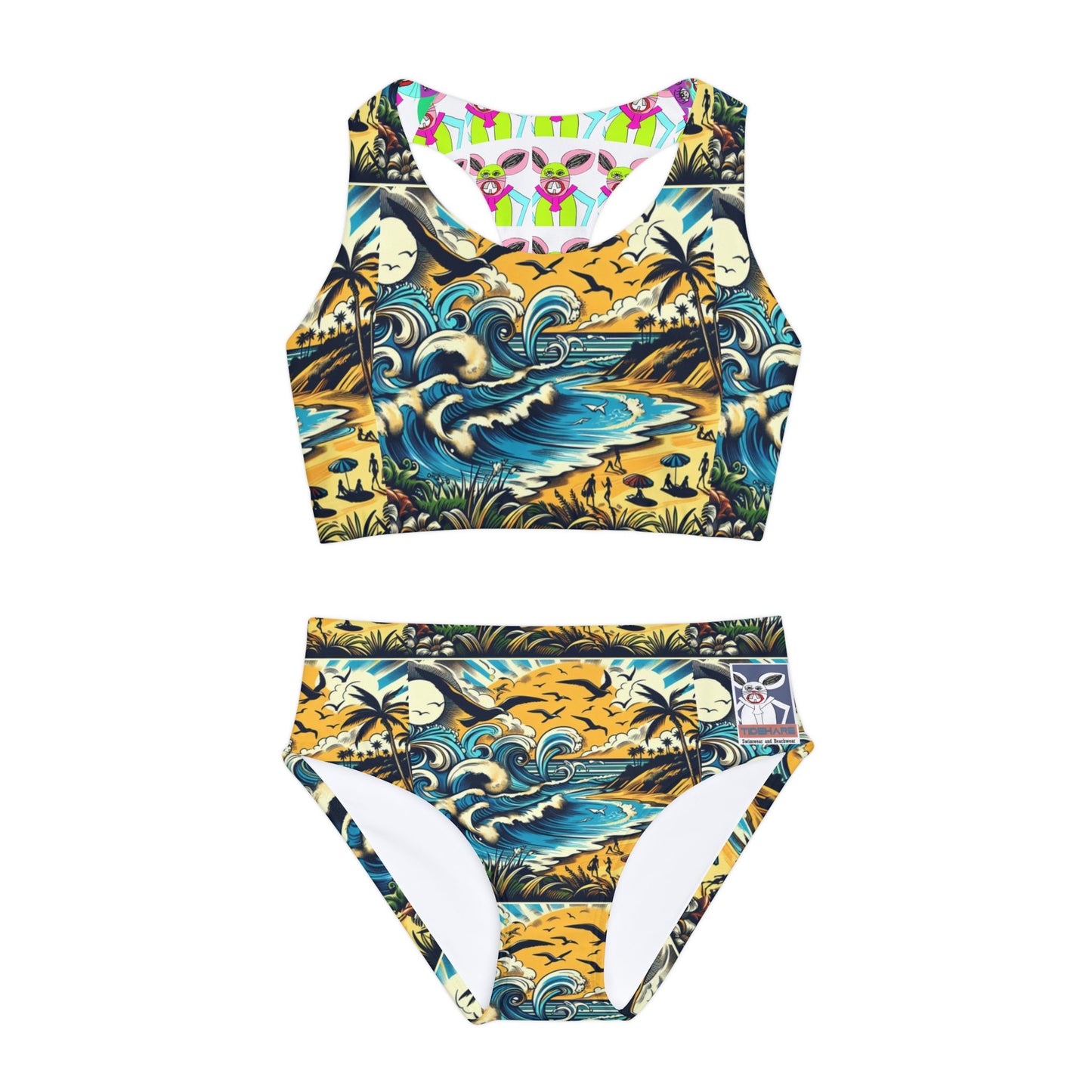 Tidehare The Wave - Girls Two Piece Swimsuit