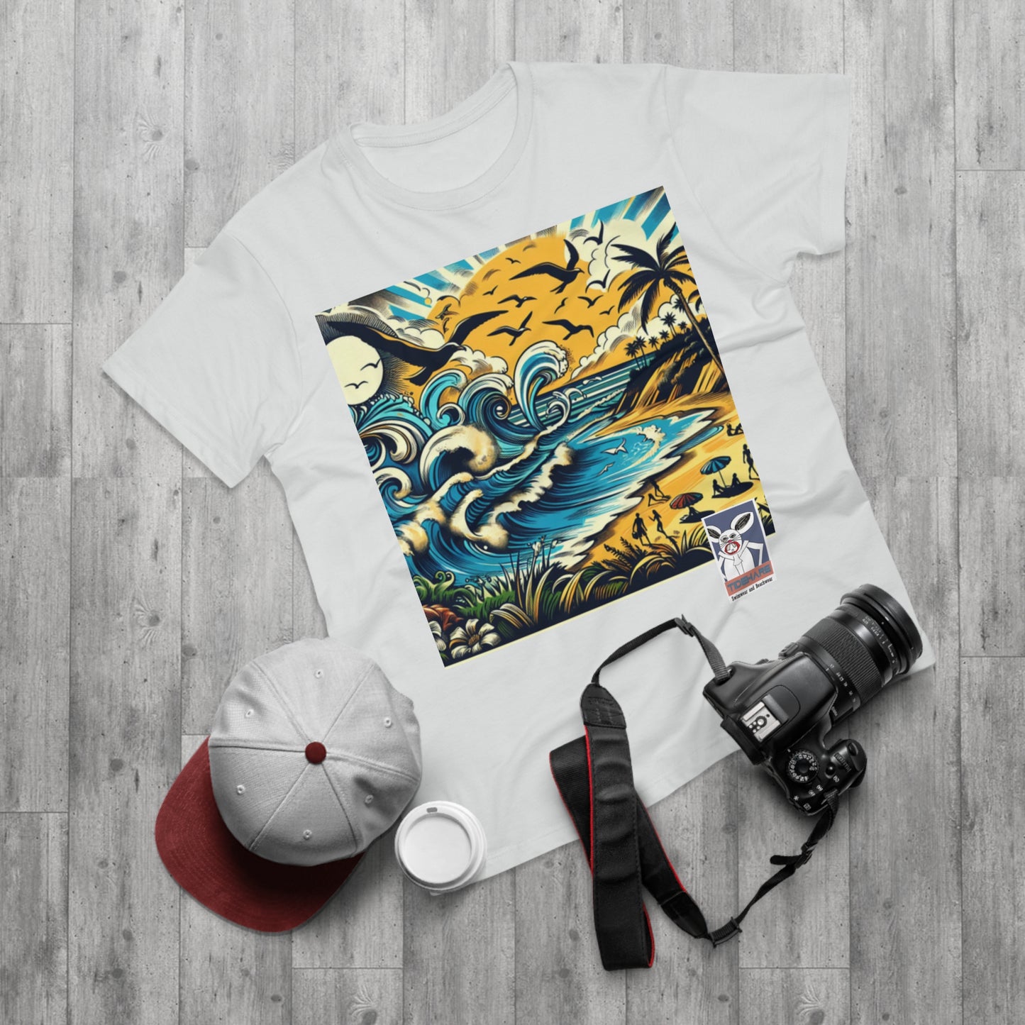 Tidehare The Waves - Men's T-shirt
