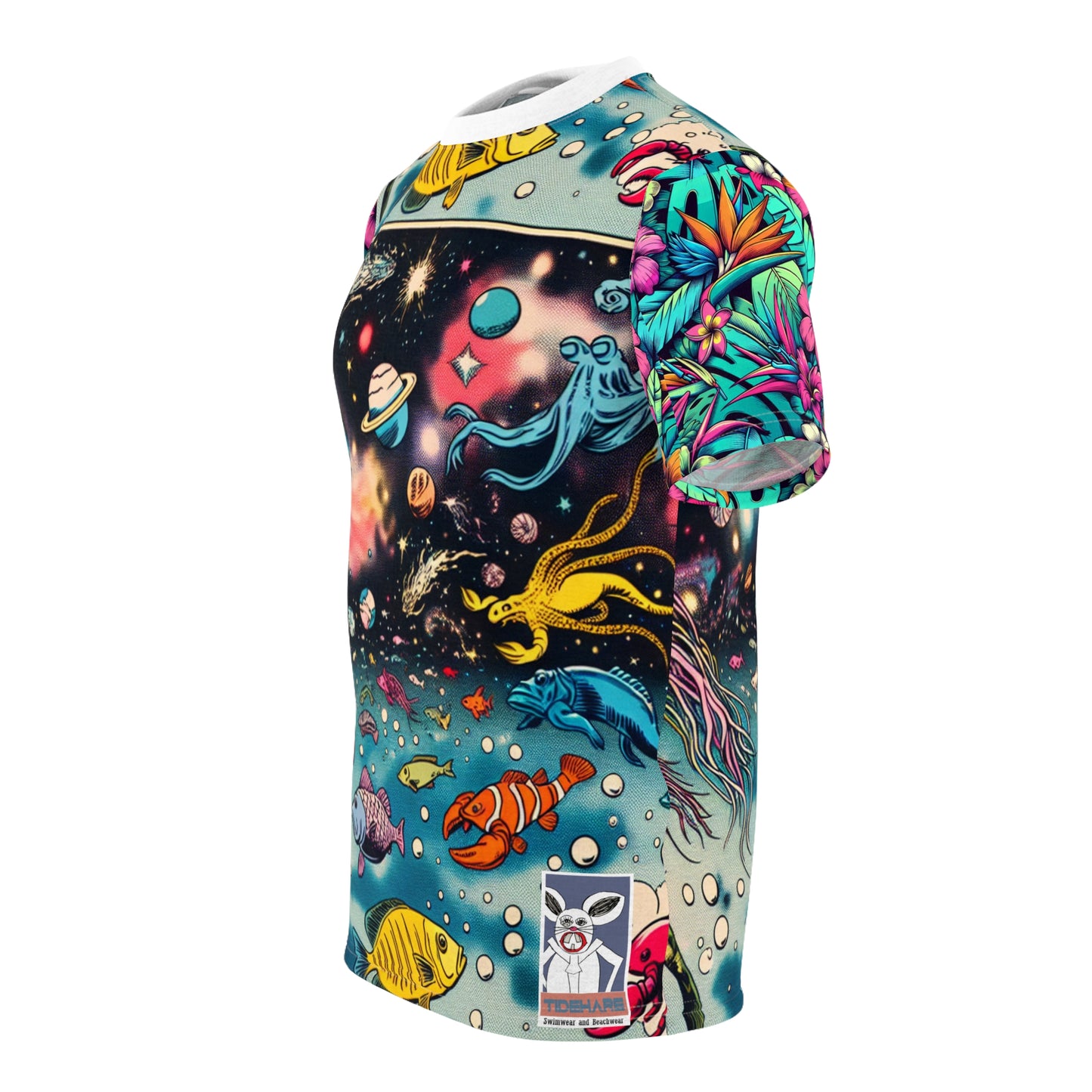 Tidehare Sea Life - Unisex Cut & Sew Tee