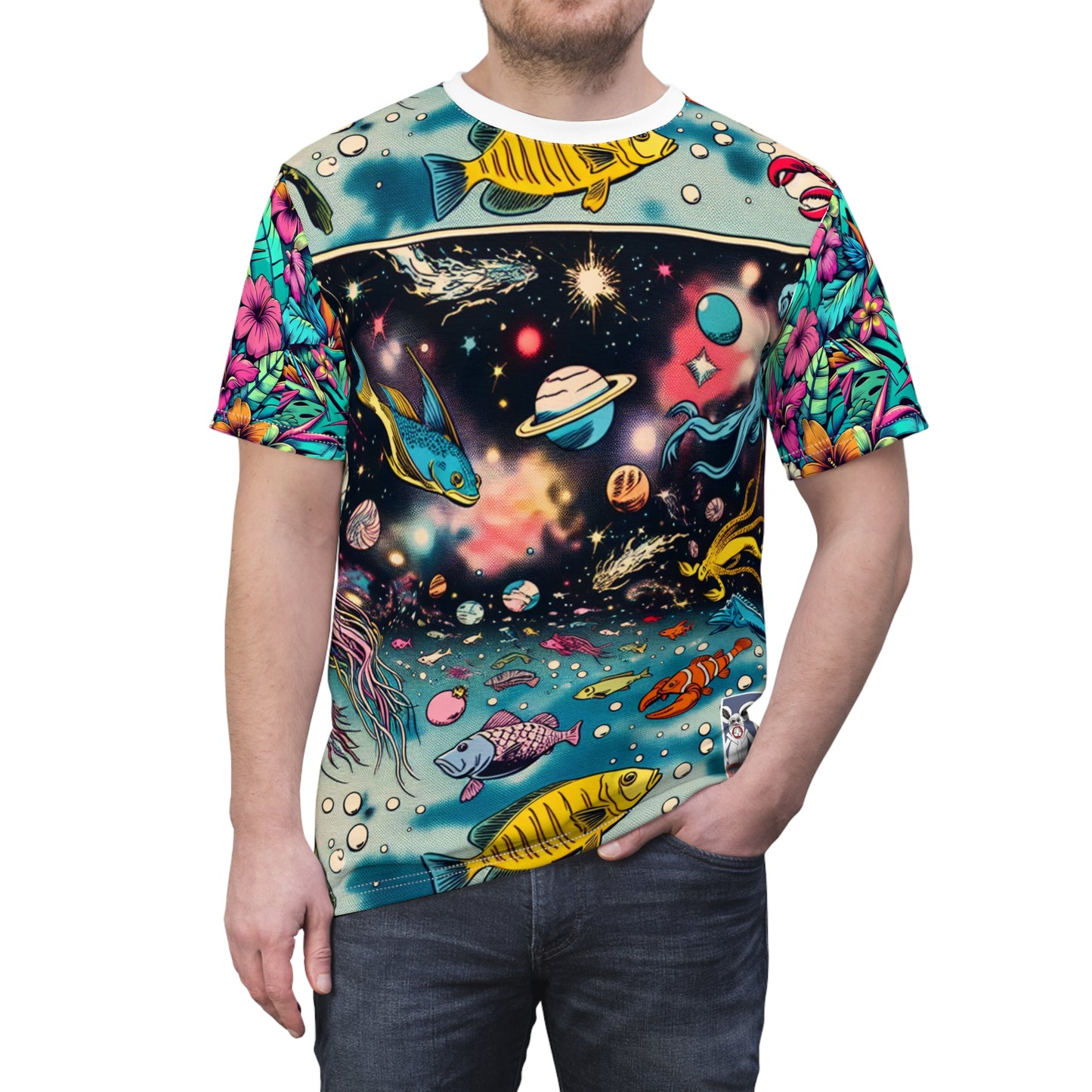 Tidehare Sea Life - Unisex Cut & Sew Tee