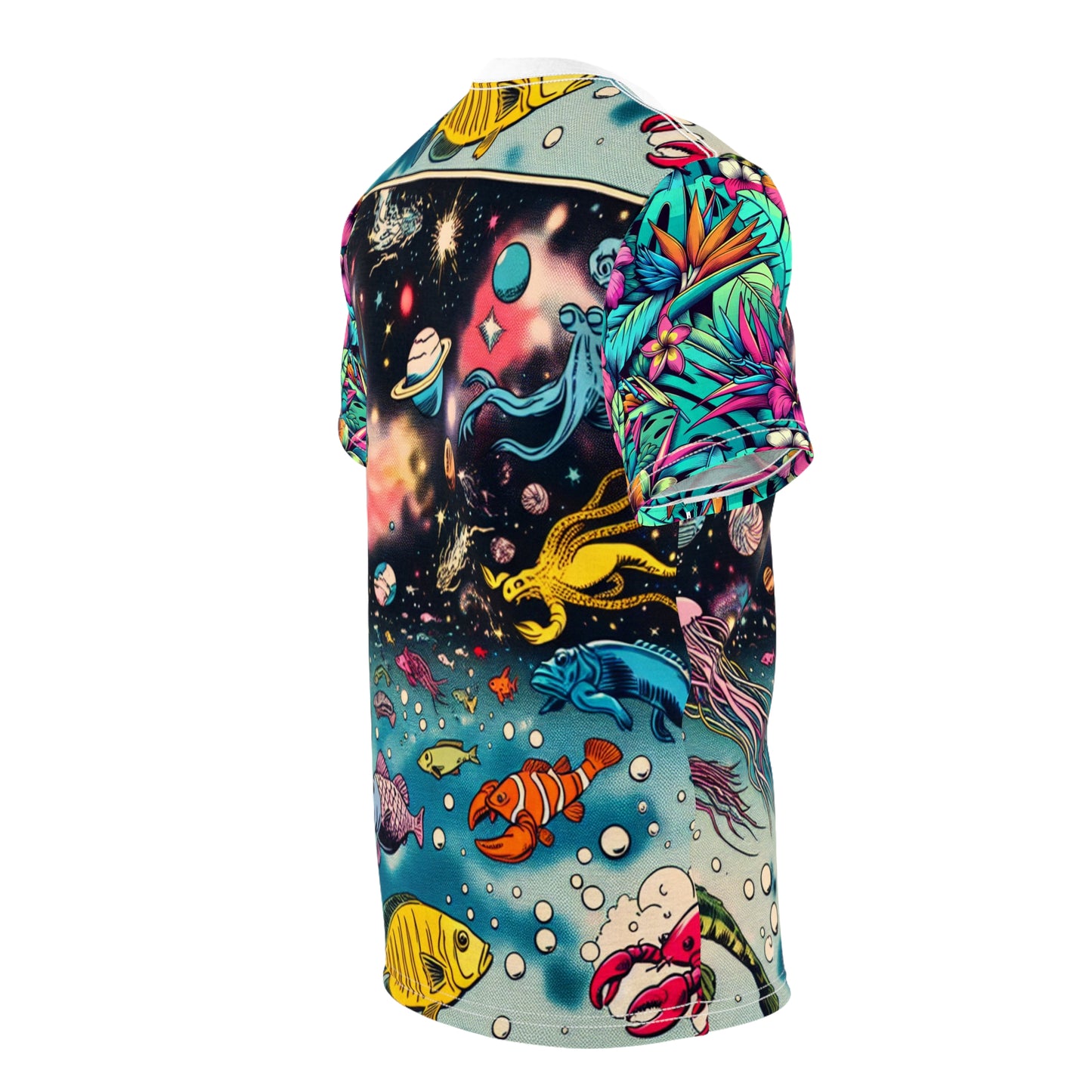 Tidehare Sea Life - Unisex Cut & Sew Tee