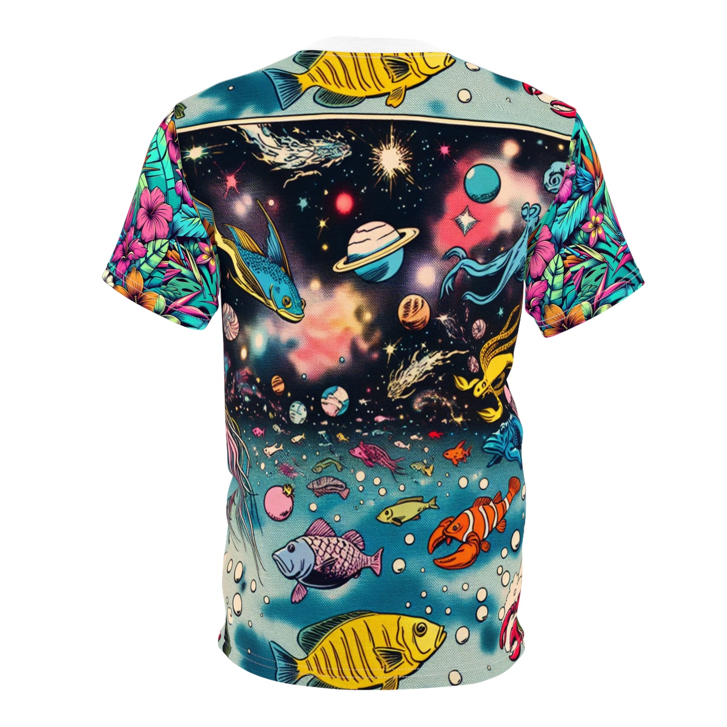 Tidehare Sea Life - Unisex Cut & Sew Tee