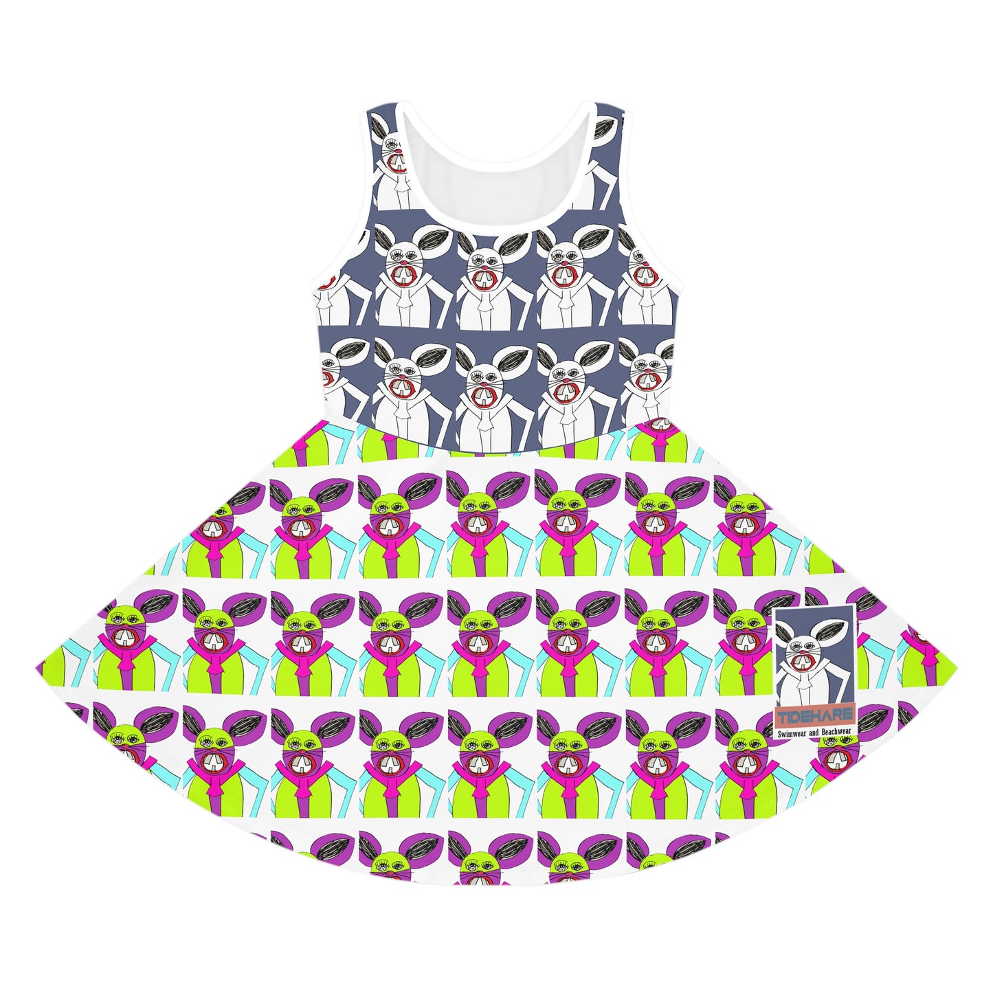Girl's Tidehare Designer - Sleeveless Sundress or Over Swimwear