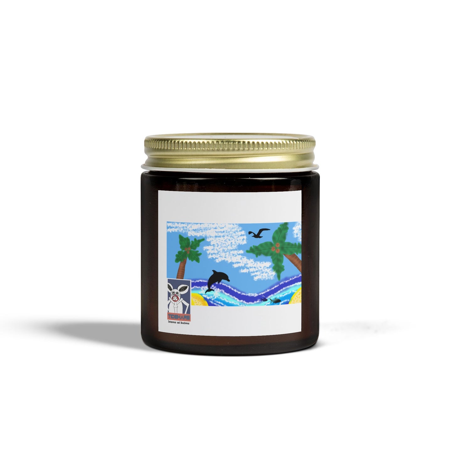 Tropical Scented Candles | Coconut Apricot Wax | Beach Vibes, Relaxation, Home Decor, Gift Idea, Aromatherapy