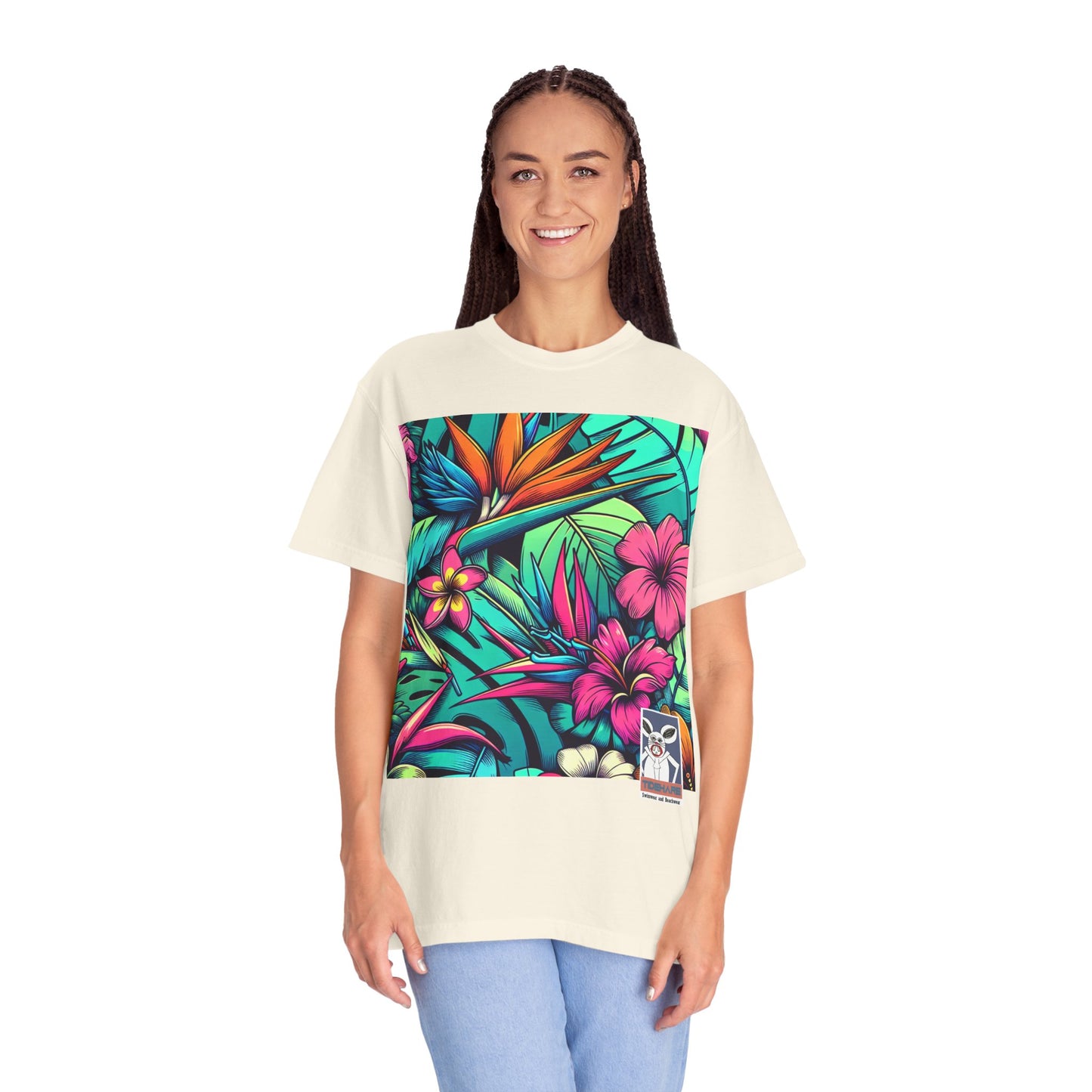 Tidehare Bird of Paradise Flower - T-Shirt