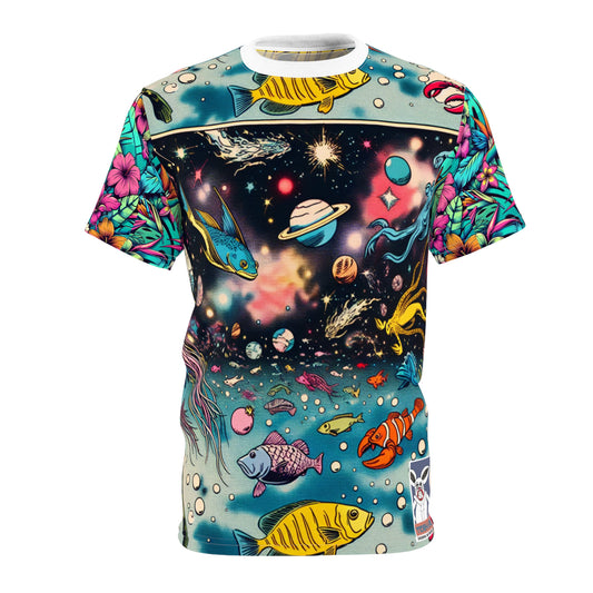 Tidehare Sea Life - Unisex Cut & Sew Tee