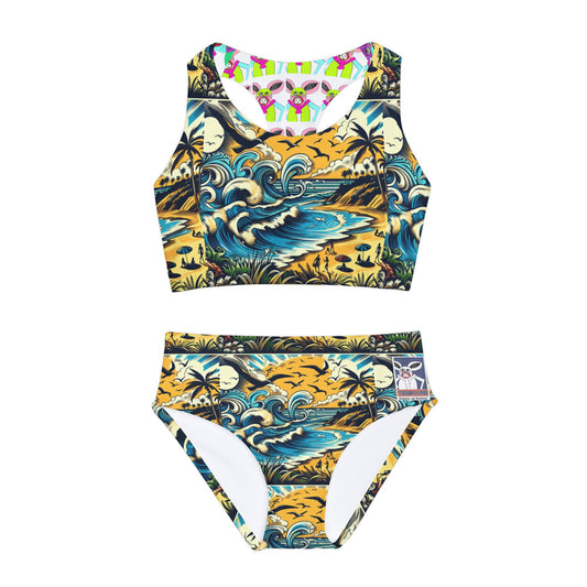 Tidehare The Wave - Girls Two Piece Swimsuit