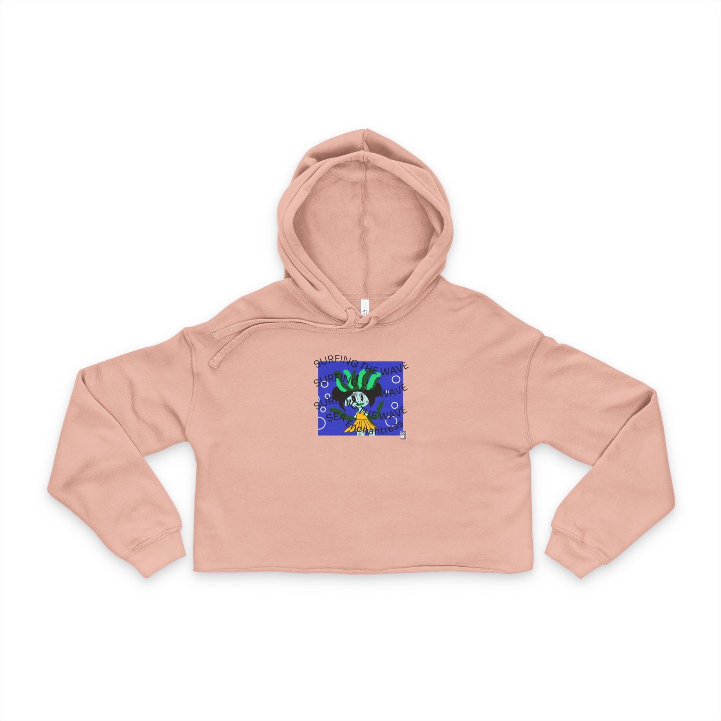 Cropped Hoodie - Sea Enchantress Design