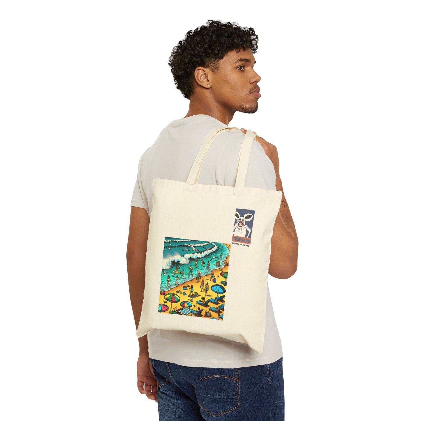 Tidehare - Cotton Canvas Tote Bag