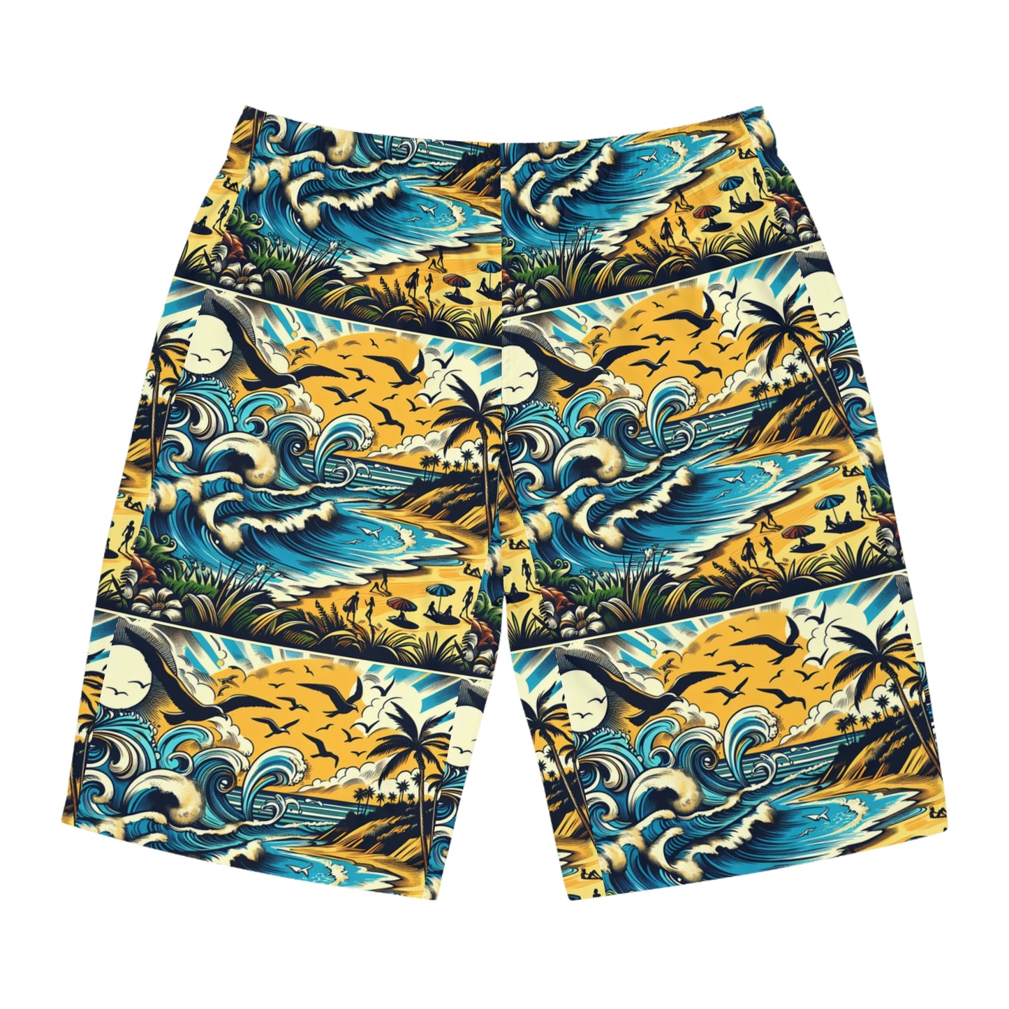 Tidehare The Waves - Men's Board Shorts (Size Large)