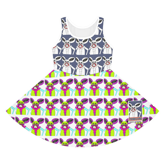 Girl's Tidehare Designer - Sleeveless Sundress or Over Swimwear