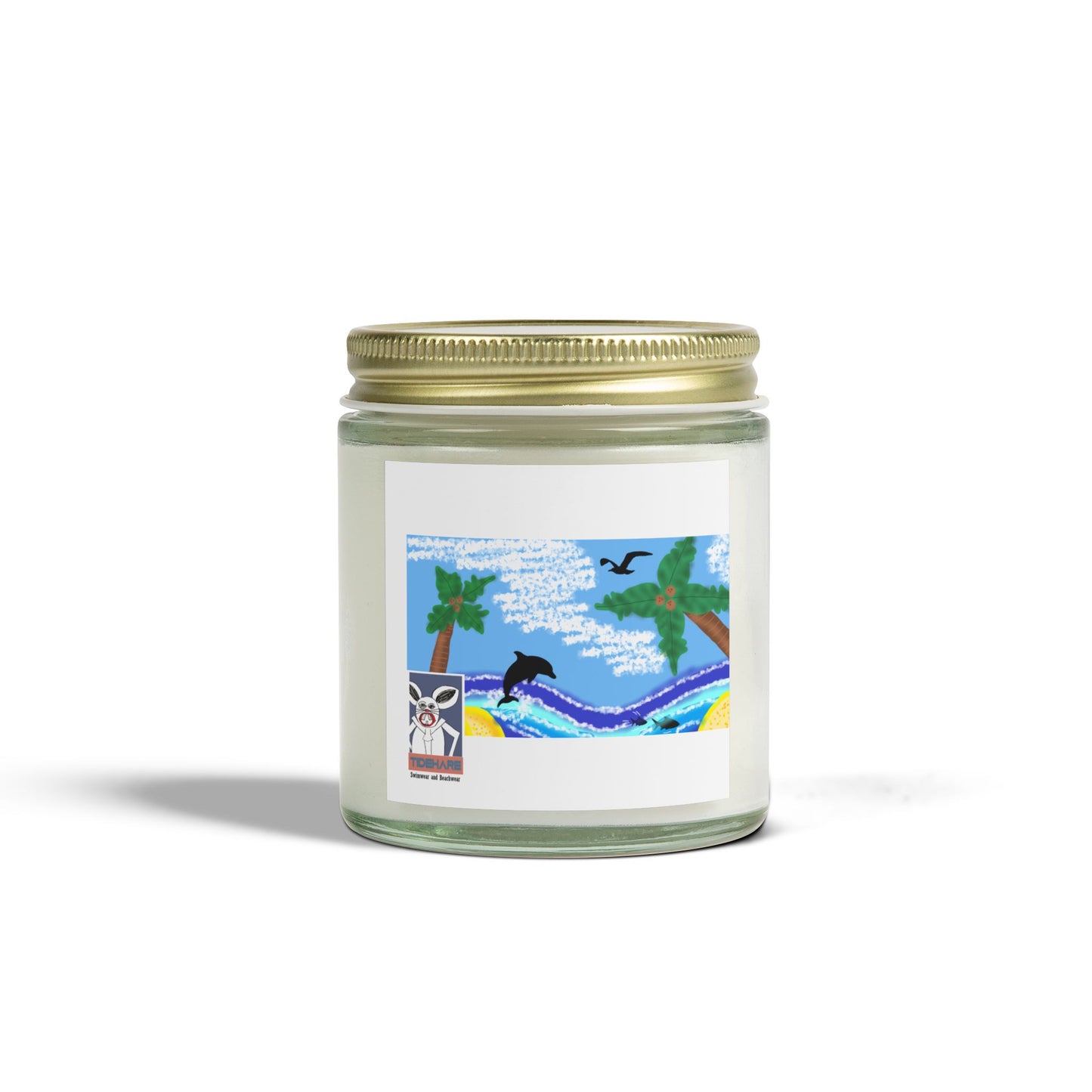 Tropical Scented Candles | Coconut Apricot Wax | Beach Vibes, Relaxation, Home Decor, Gift Idea, Aromatherapy