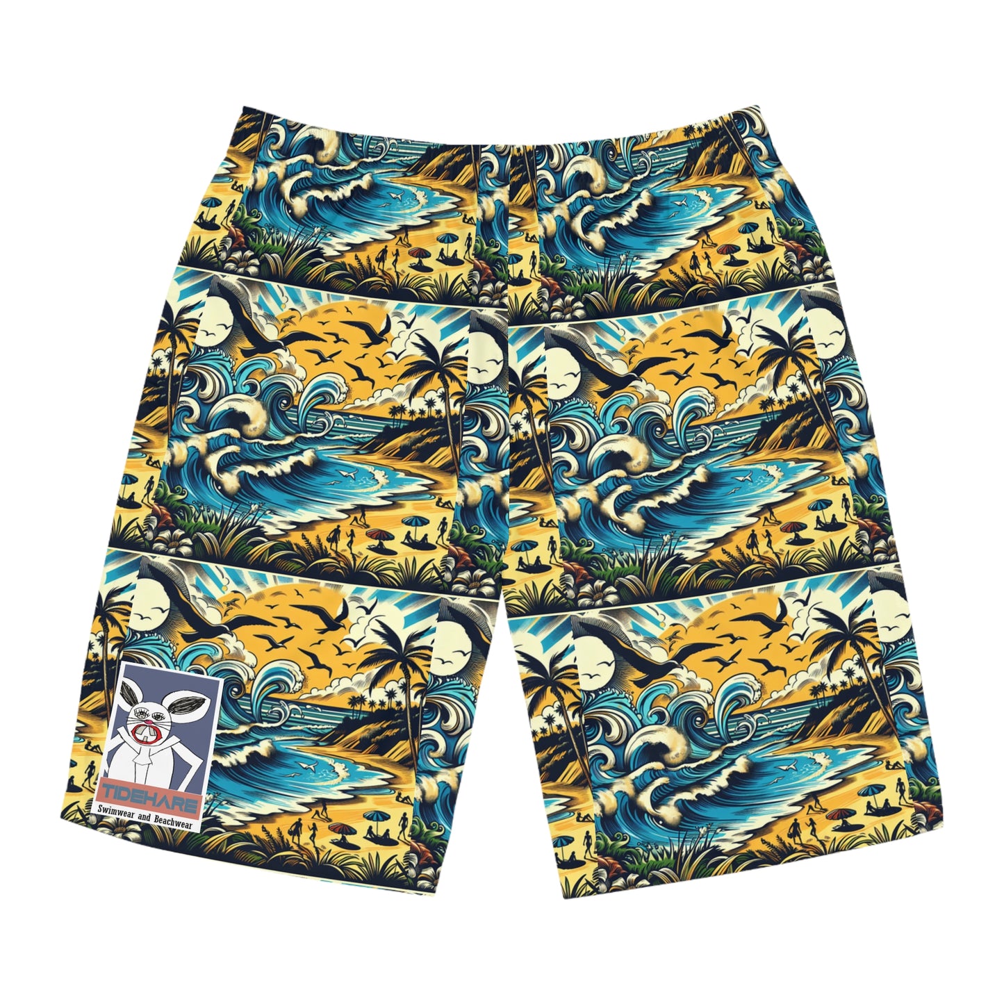 Tidehare The Waves - Men's Board Shorts (Size Large)