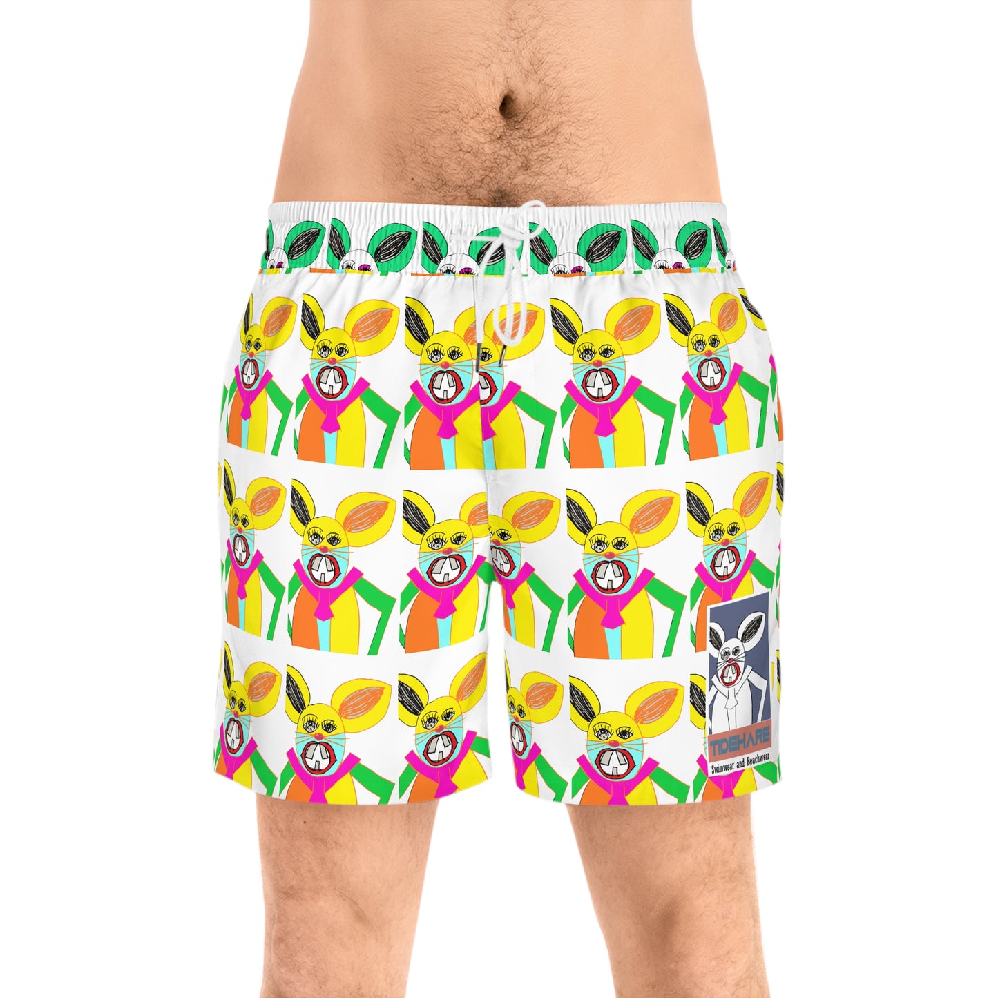 Tidehare Designer - Men's Mid-Length Swim Shorts