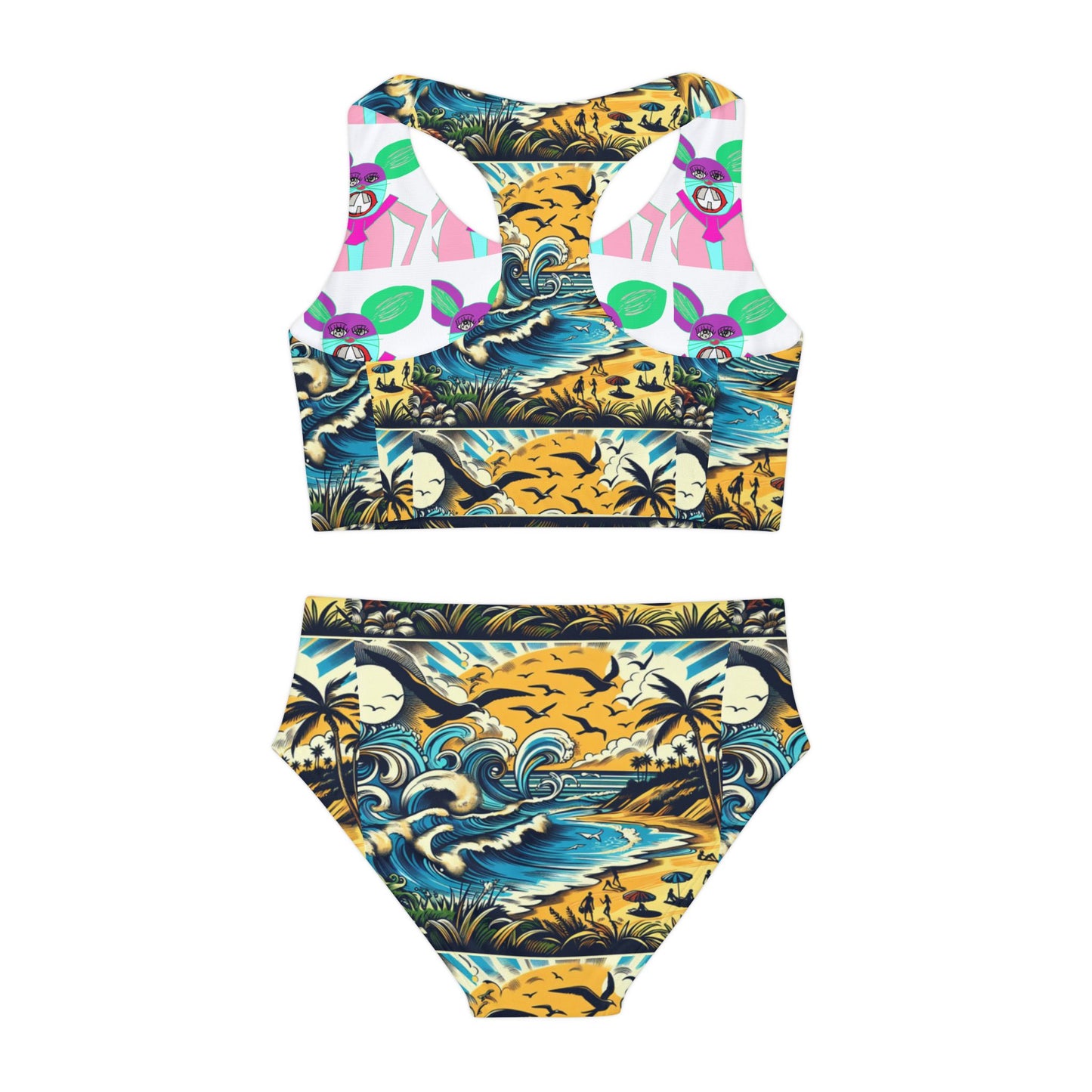 Tidehare The Wave - Girls Two Piece Swimsuit