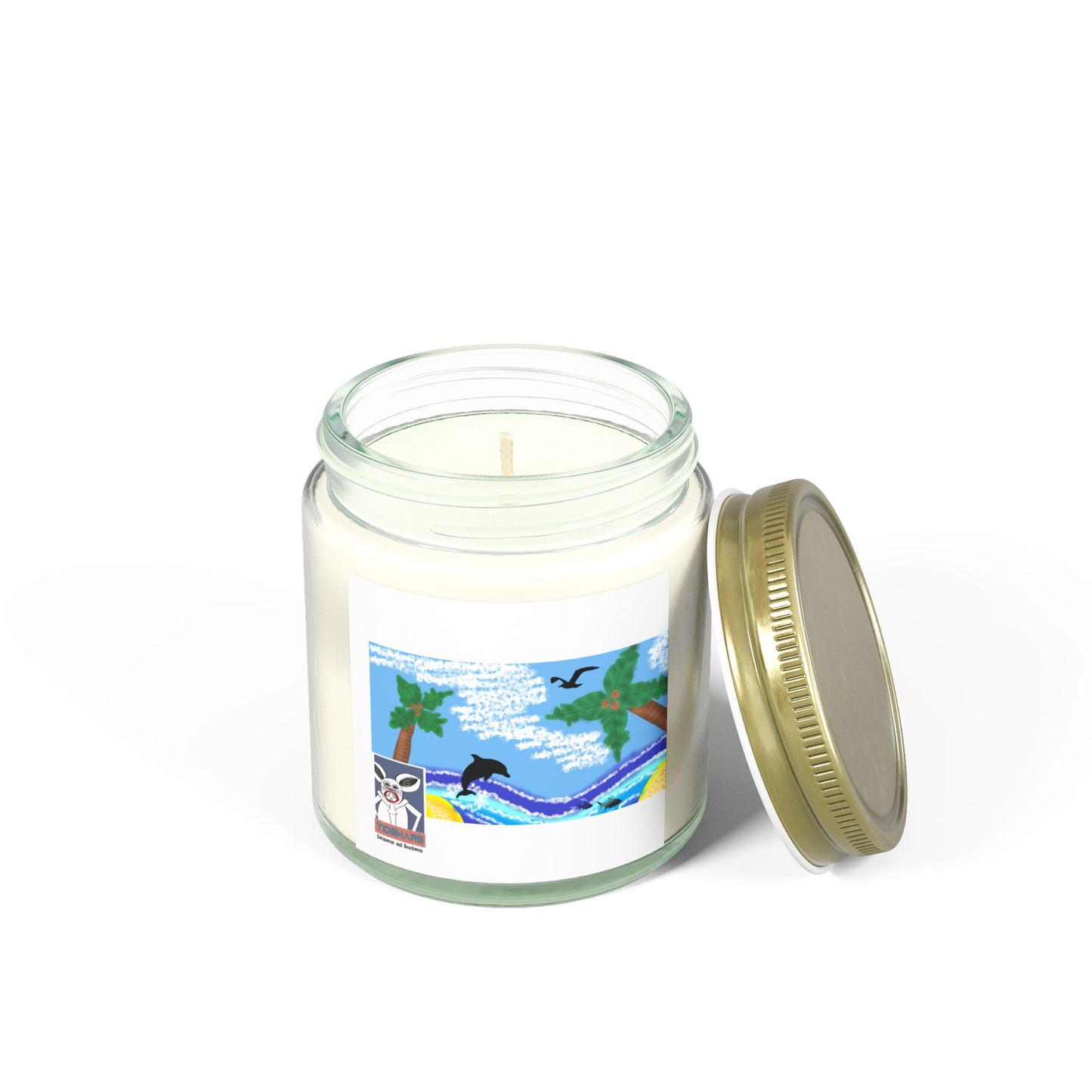 Tropical Scented Candles | Coconut Apricot Wax | Beach Vibes, Relaxation, Home Decor, Gift Idea, Aromatherapy